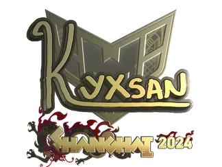 Sticker | kyxsan (Gold) | Shanghai 2024