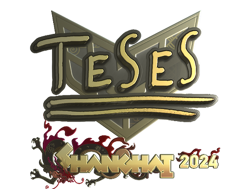 Sticker | TeSeS (Gold) | Shanghai 2024