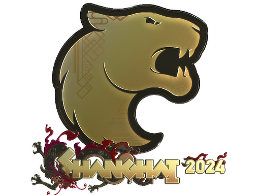 Sticker | FURIA (Gold) | Shanghai 2024