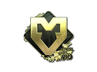 Sticker | MOUZ (Gold)