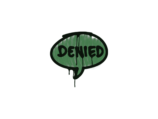 Sealed Graffiti | Denied (Jungle Green)