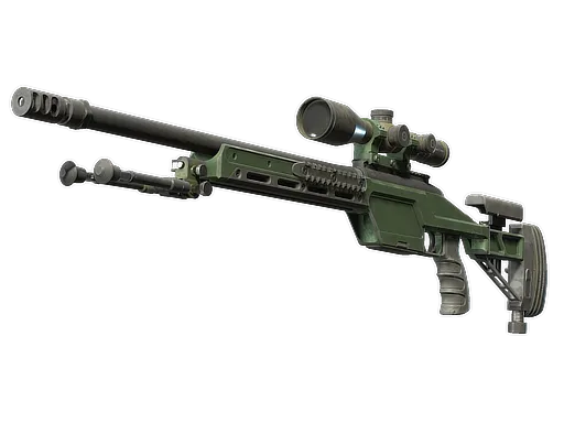 SSG 08 | Green Ceramic (Battle-Scarred)