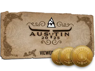 Austin 2025 Viewer Pass   3 Souvenir Tokens