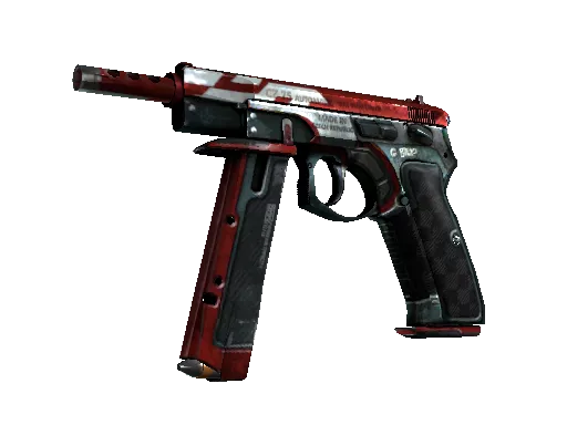 StatTrak™ CZ75-Auto | Red Astor (Battle-Scarred)