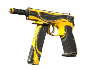 StatTrak™ CZ75-Auto | Yellow Jacket (Well-Worn)