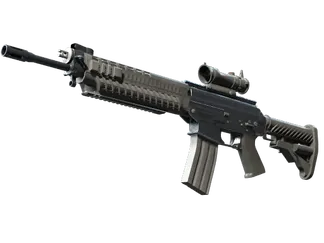 SG 553 | Damascus Steel (Minimal Wear)