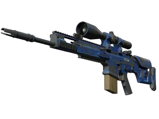 StatTrak™ SCAR-20 | Blueprint (Battle-Scarred)