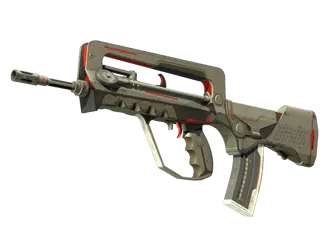 StatTrak™ FAMAS | Mecha Industries (Battle-Scarred)