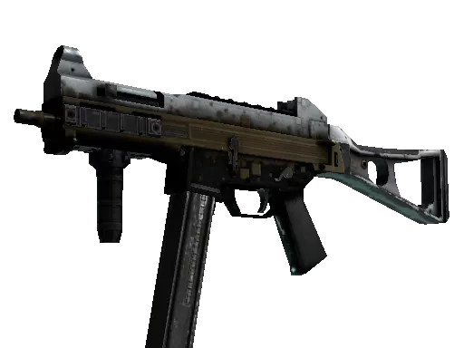 UMP-45 | Gold Bismuth (Battle-Scarred)