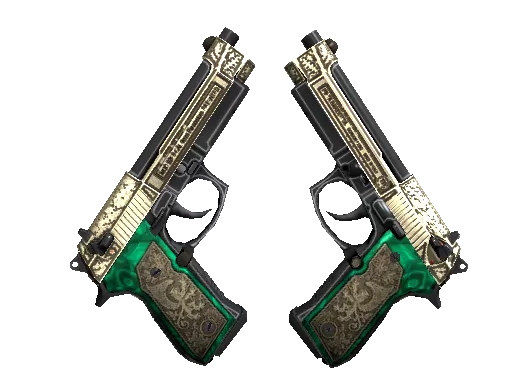 StatTrak™ Dual Berettas | Royal Consorts (Minimal Wear)